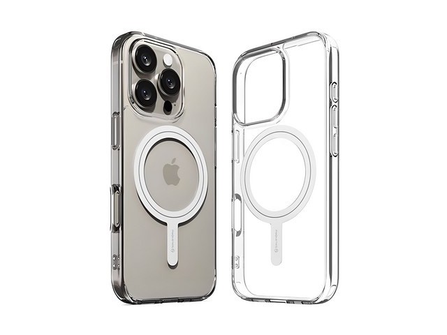 [아이폰 프로맥스 15 케이스] 소중한 구매 신지모루 2배 자력 M 에어클로 마그네틱 맥세이프 호환 투명 휴대폰 케이스